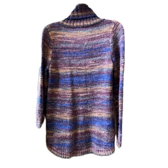 Apt. 9 multicolor cowl neck tunic sweater S - Picture 2 of 7